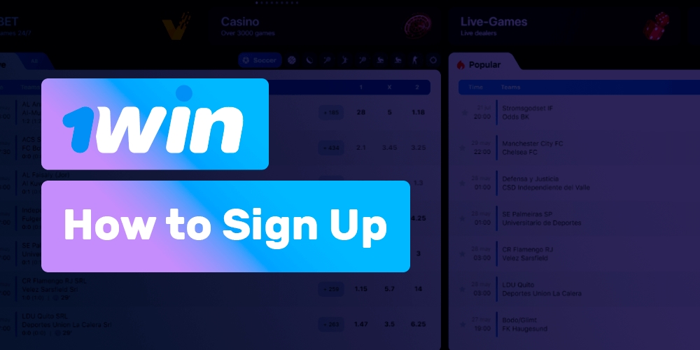 1win Registration Guid