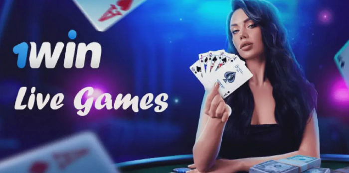 A wide range of 1win live dealer games in India
